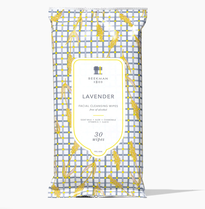 Beekman 1802 Facial Cleansing Wipes - Lavender